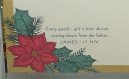 DaySpring XDS6004 Christmas Blessings Scripture Cards With Envelopes Set of 4 image 4