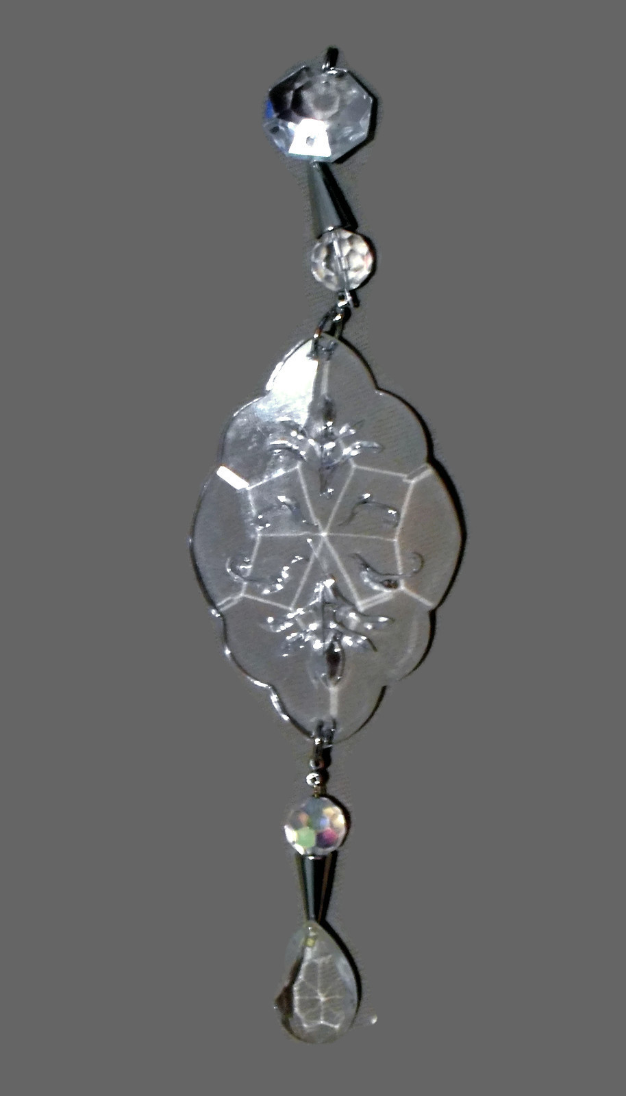 Etched Crystal Prism Handmade Feng Shui Sun Catcher Prisms