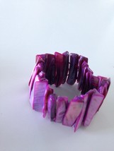 pink shell bracelet stretch - $19.99