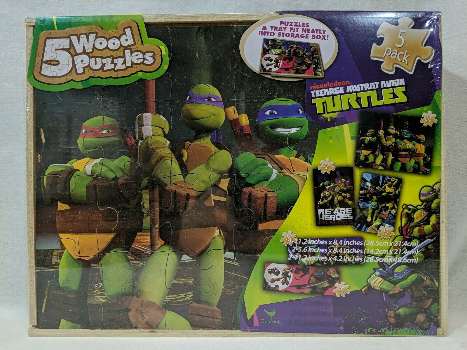 ninja turtle wooden puzzle