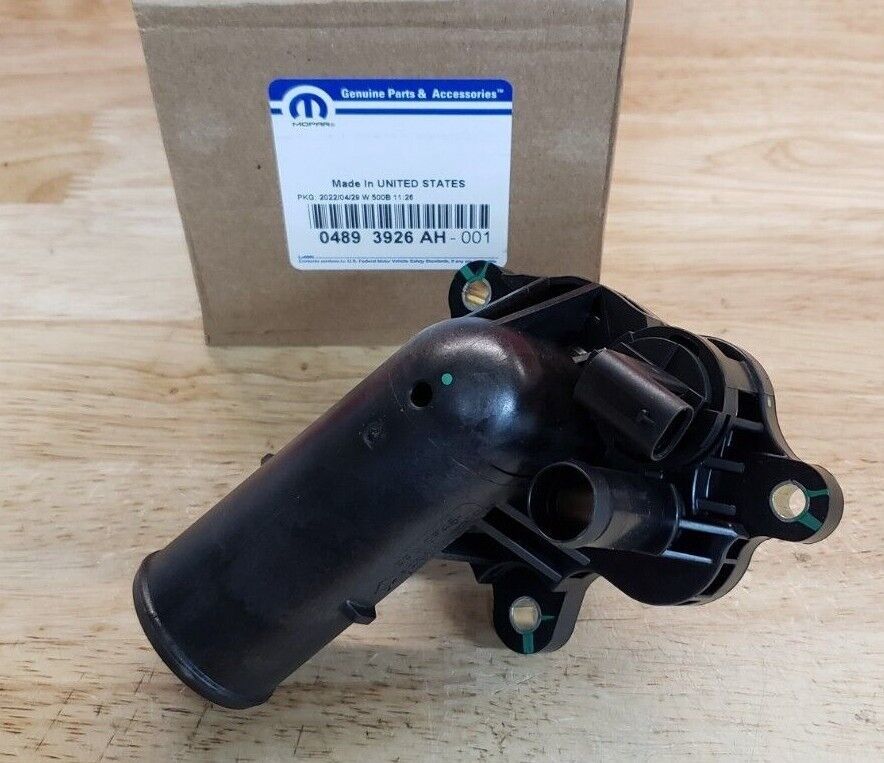 20162022 Jeep Grand Cherokee, Durango, Wrangler 3.6 V6 Thermostat Housing, OEM Thermostats