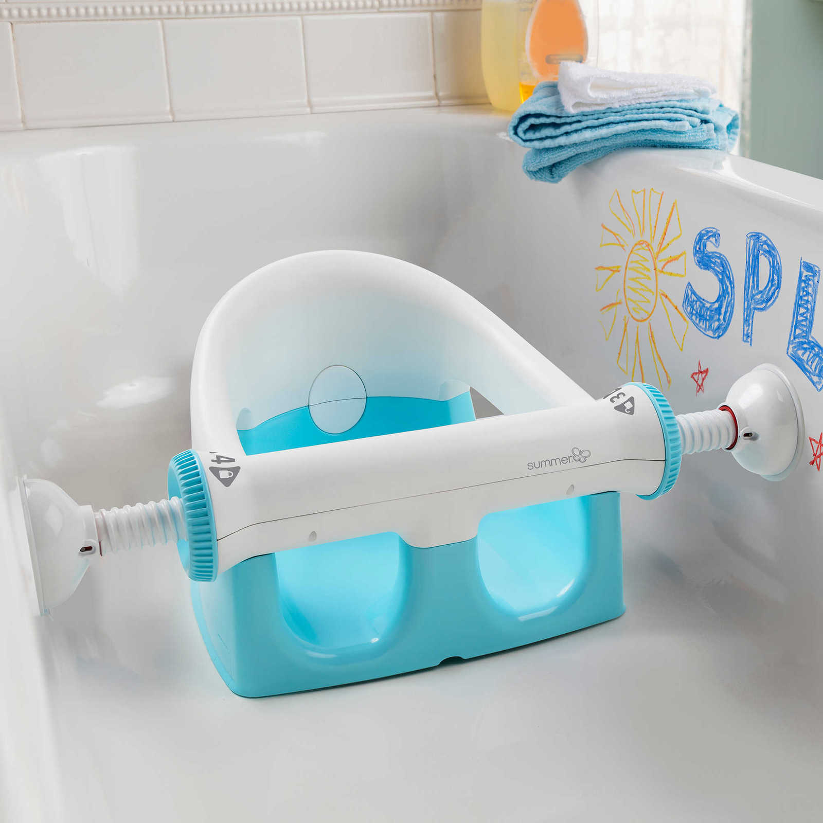 Baby Infant Safe Anti Slip Bath Tub Ring Seat Chair Bath Tub Seats