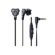Audio-Technica ATH-CHX5iSBK SonicFuel Hybrid Earbud Headphones for Smartphones w - $15.33