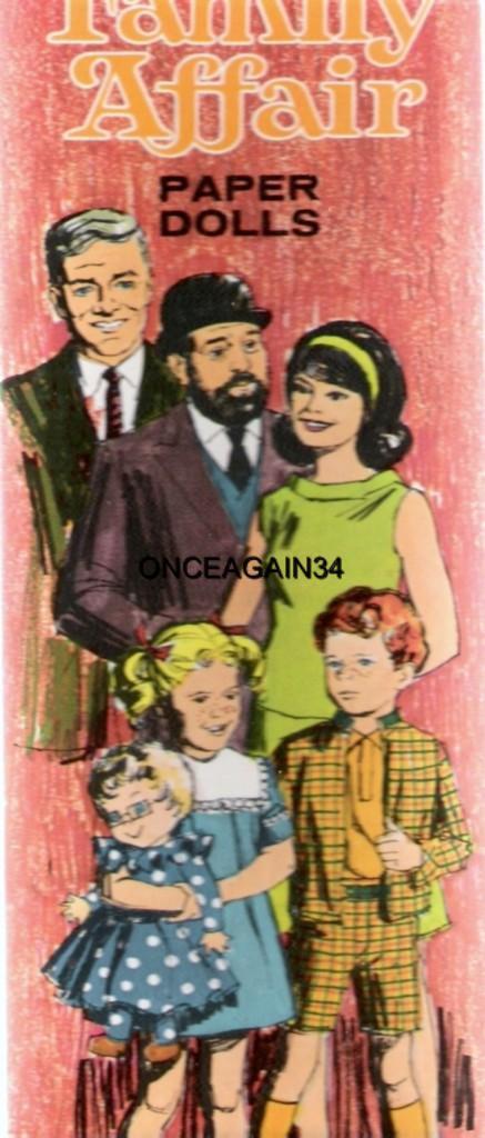 KENNEDY VINTAGE UNCUT ORIGINAL SZ 1960s MOTHER /& DAUGHTER PAPER DOLLS ~#1 REPRO