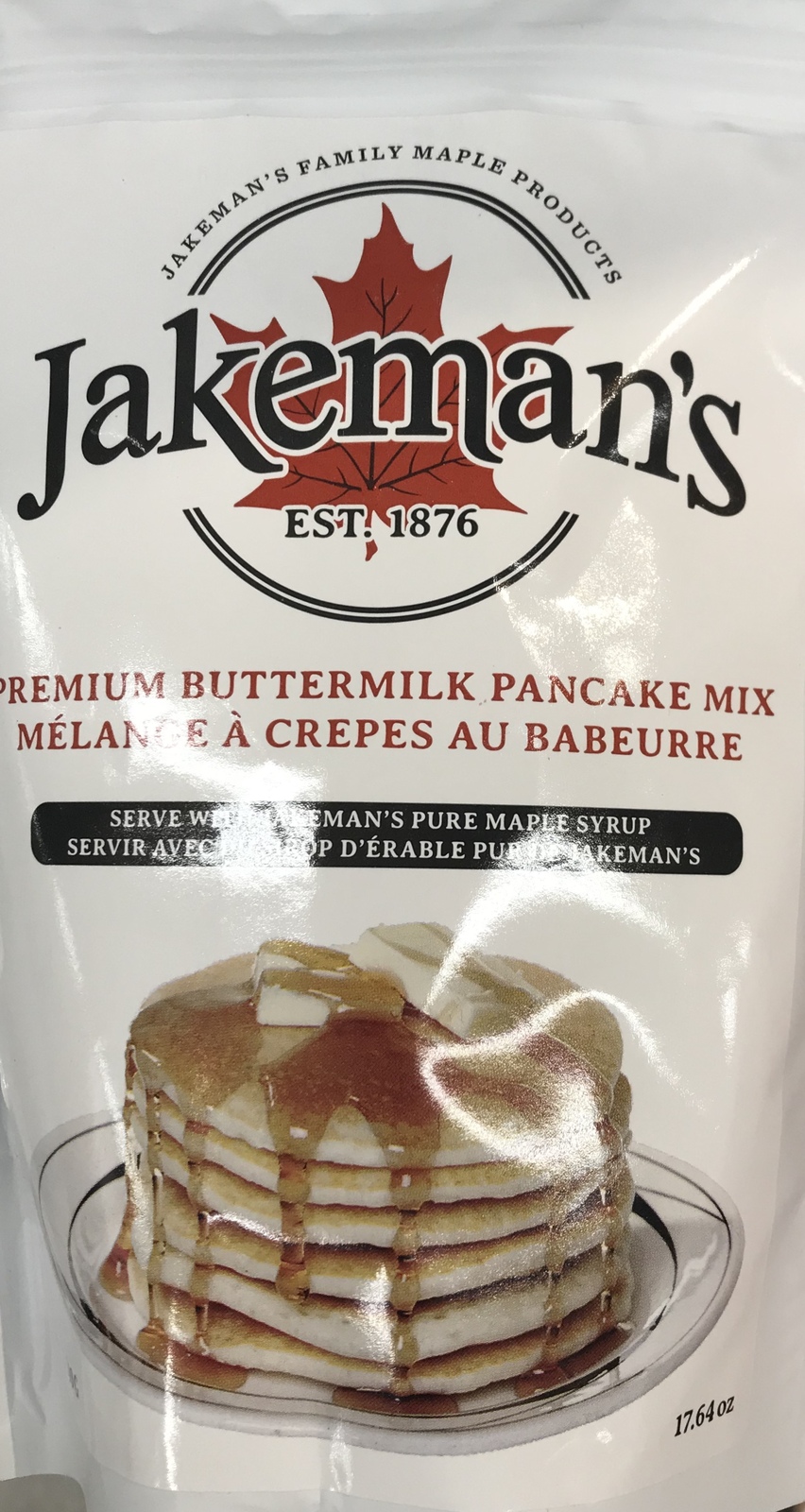 Jakeman s Premium Buttermilk Pancake Mix 4 x 500g bags Canada Flour