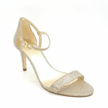 Michael Michael Kors Women Ankle Strap Sandals Simone Size US 10M Silver Sand - $59.99