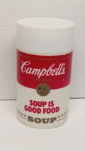 VINTAGE CAMPBELL&#39;S SOUP THERMOS INSULATED. IT&#39;S 7&quot; INCHES TALL. - $11.87