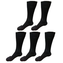 5pair Mens Comfortable Cotton Casual Classic Crew Dress Socks Over the C... - $13.99