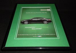 2012 Nissan Maxima 1x14 Framed ORIGINAL Vintage Advertisement  - $34.64