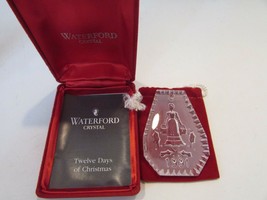WATERFORD CRYSTAL 12 DAYS OF CHRISTMAS EIGHT MAIDS A MILKING ORNAMENT 19... - $14.80