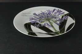 Baum Brothers Agapanthus Bowl Plate Lily of the Nile African Lily Blue Lily - $21.78