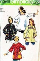 Vintage 1972 Misses&#39; MATERNITY TOPS Simplicity Pattern 5369-s Size Small... - $12.00