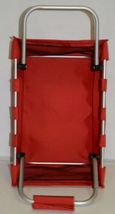 WB Brand MarketRed Large Collapsible Red Market Tote image 4