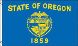 2x3 Oregon Flag 2'x3' House Banner grommets super polyester - $7.99
