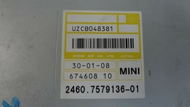 Mini Cooper Auto Transmission Control Module Unit Tcm Tcu 2460.7579136-01 image 2