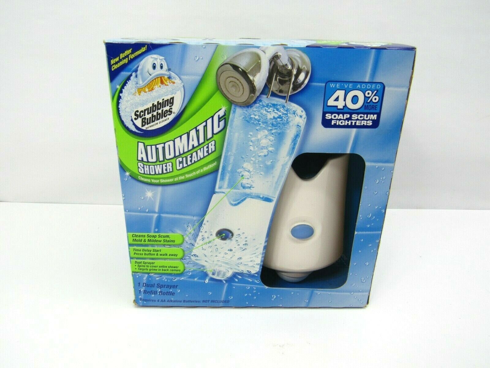 NEW Scrubbing Bubbles Automatic Shower Cleaner Starter Kit Solution