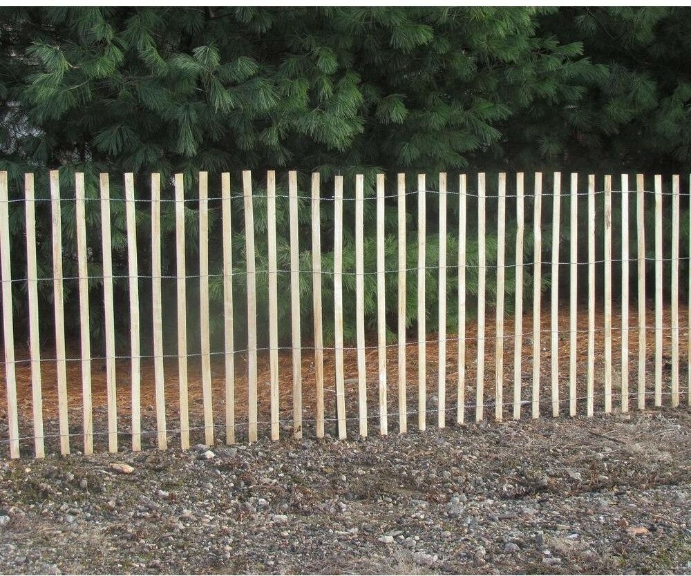 Snow Fence Natural Wood 1/4 x 4 x 50 Wooden Slats Protect Sand Dunes