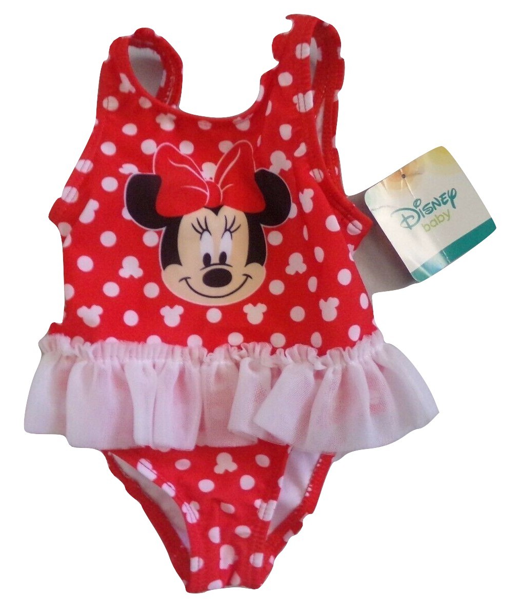 Disney Baby Girls Swimsuit Size 36 Months Minnie Mouse Swimwear