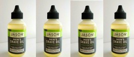 JASON Men&#39;s Sensitive Skin Shave Oil, 2 oz (4 pack)   - $19.79