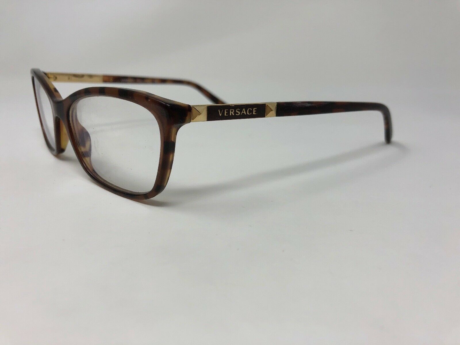 VERSACE Eyeglasses Frame Italy MOD.3186 5077 52-16-140 Havana Brown ...