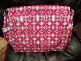 Ju-Ju-Be Better Be Messenger Diaper Bag Pink Pinwheels NEW HTF - $130.00