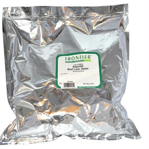 Frontier Herb Imported Basil Leaf C-s (1x1lb)