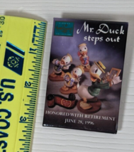 WDCC Mr Duck Steps Out Retirement Donald Duck Huey Dewey 1996 Disney Button - $9.89