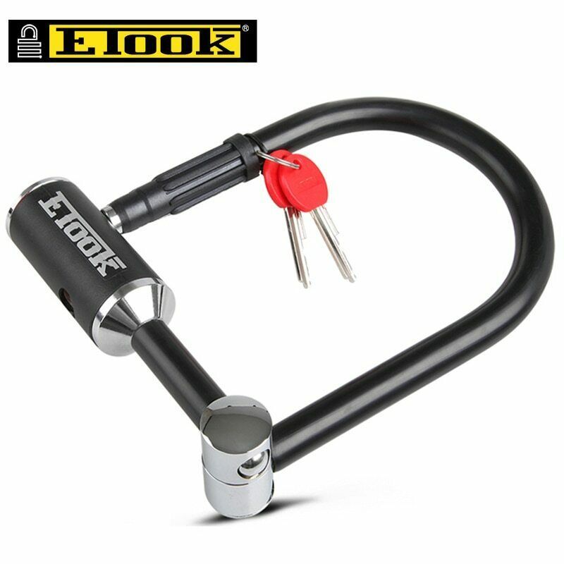 ETOOKSteel Bicycle U Lock AntiTheft Solid Electronic Bicycle Lock Strong ULock Bike Locks