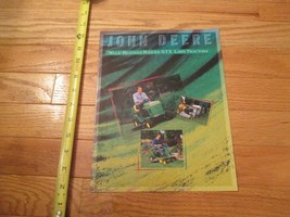 John Deere Tractors Walk behinds STX Riders Lawn Vintage Dealer sales brochure - $13.99