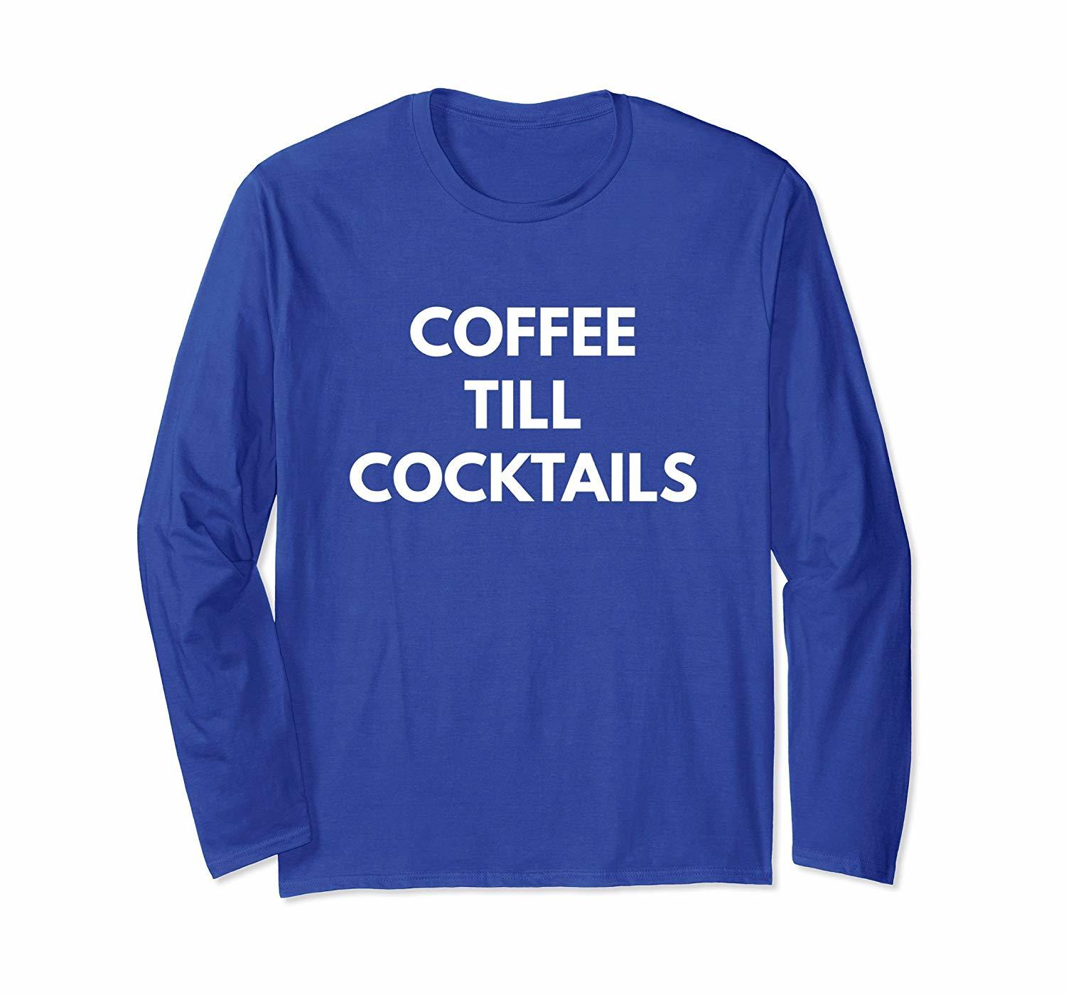 coffee till cocktails t shirt