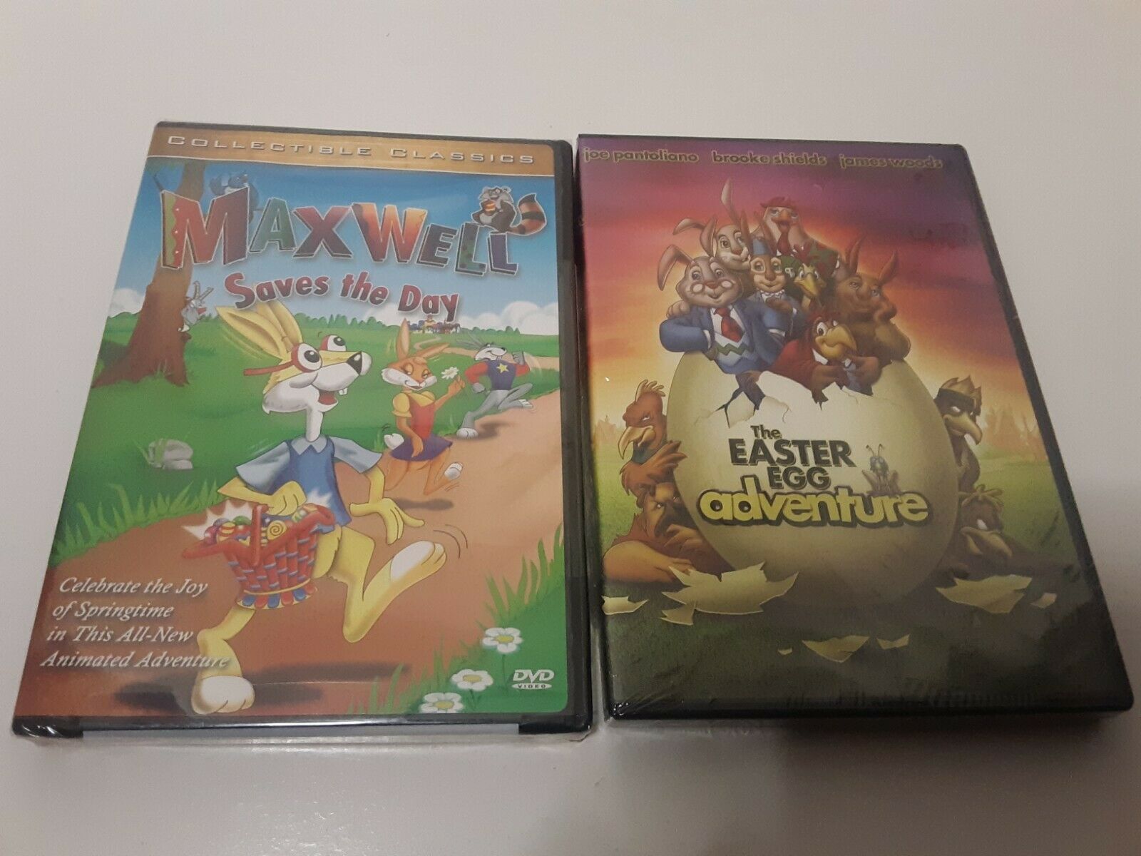 Two Children's Easter DVDs The Easter Egg Adventure Maxwell Saves The