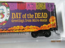 Micro-Trains # 03800600 Micro-Mouse Day of The Dead 50' Standard Box Car N-Scale image 3