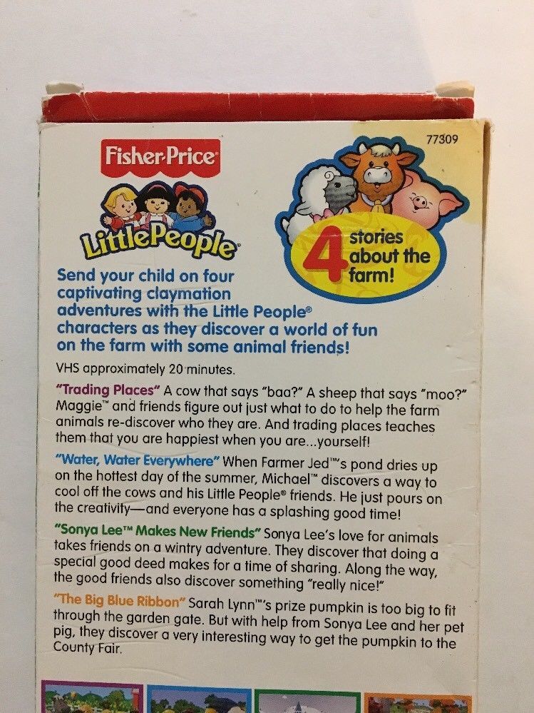 Fisher Price:Little People-Discovering Animals at the Farm (VHS, 2002 ...