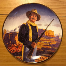 Franklin Mint Limited Edition John Wayne Collector Plate HERO OF THE WEST - $21.99