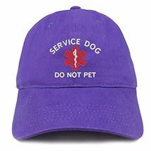 Trendy Apparel Shop Service Dog Do Not Pet Embroidered Brushed Cotton Ca... - $18.99