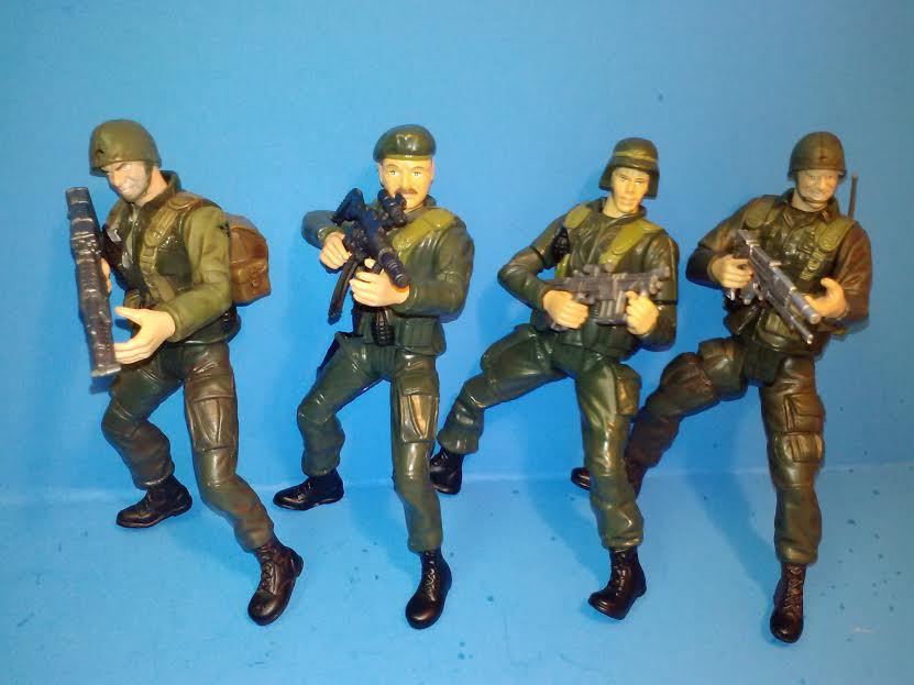 GTI WWII Army GI joe Soldiers 6 inch 1998 vintage Action Figures Rare