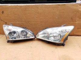 04-09 Lexus RX330 RX350 Halogen Headlight Lamps Set L&R POLISHED