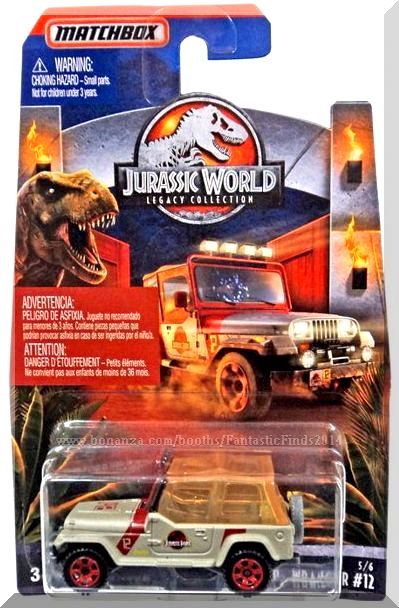 Matchbox - '93 Jeep Wrangler #12: Jurassic World Legacy Collection #5/6 (2018)