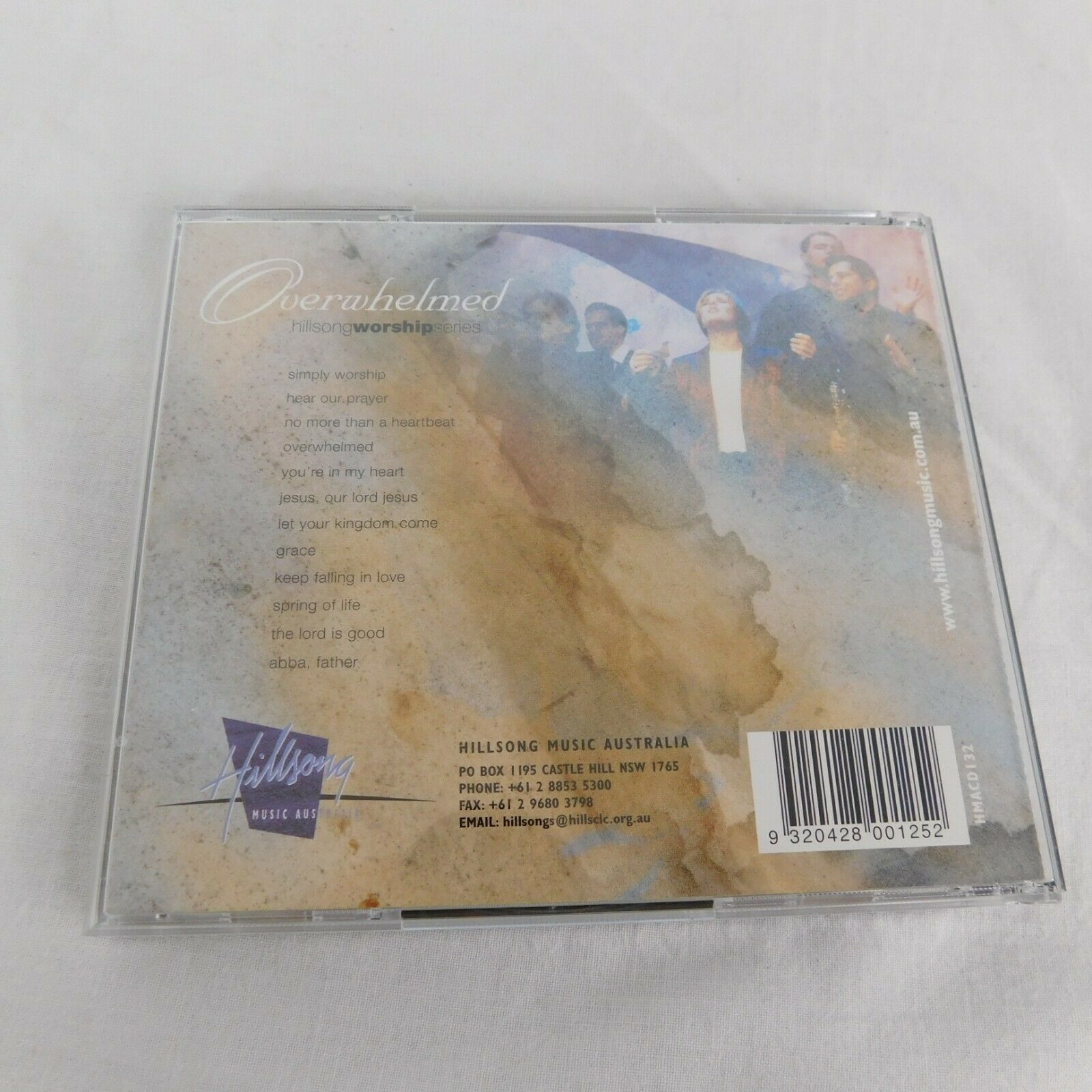 Hillsong Music Australia Overwhelmed CD 2000 Hillsong Christian Praise ...