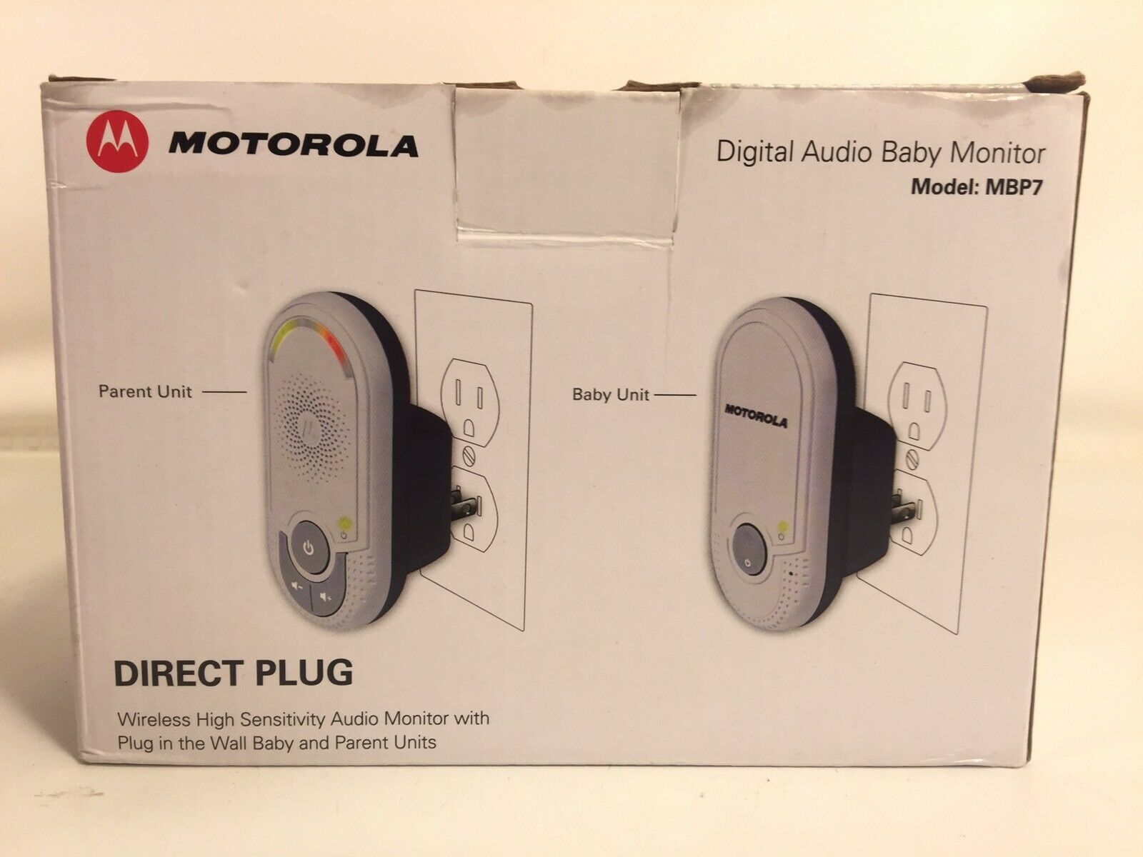 motorola audio baby monitor mbp7