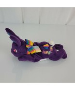 Vintage 1998 Lisa Frank Beanie Plush 'HOP DIGGITY' Easter Beanie Purple Bunny - $59.39