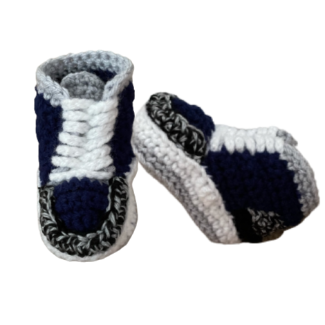 94.Air J 3 'G-Town' Baby Crochet Shoes
