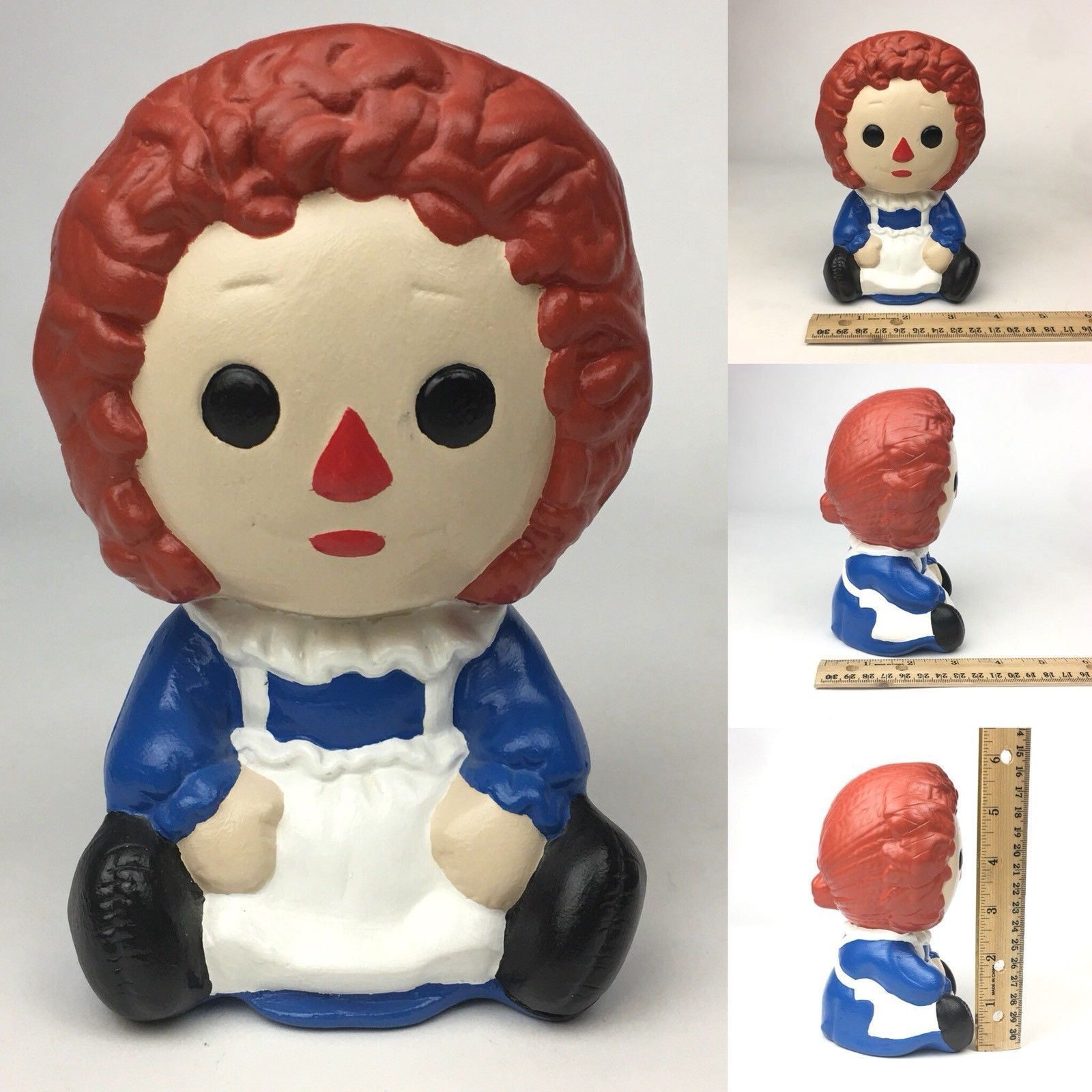 raggedy ann and andy ceramic dolls