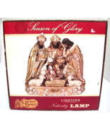 Cracker Barrel  Lighted Christmas Nativity Figural Lamp Holy Family Magi... - $28.21