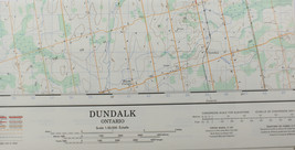 Map Dundalk Ontario Canada Topographic Vintage 1978 41 A/1 Edition 3 - £20.53 GBP