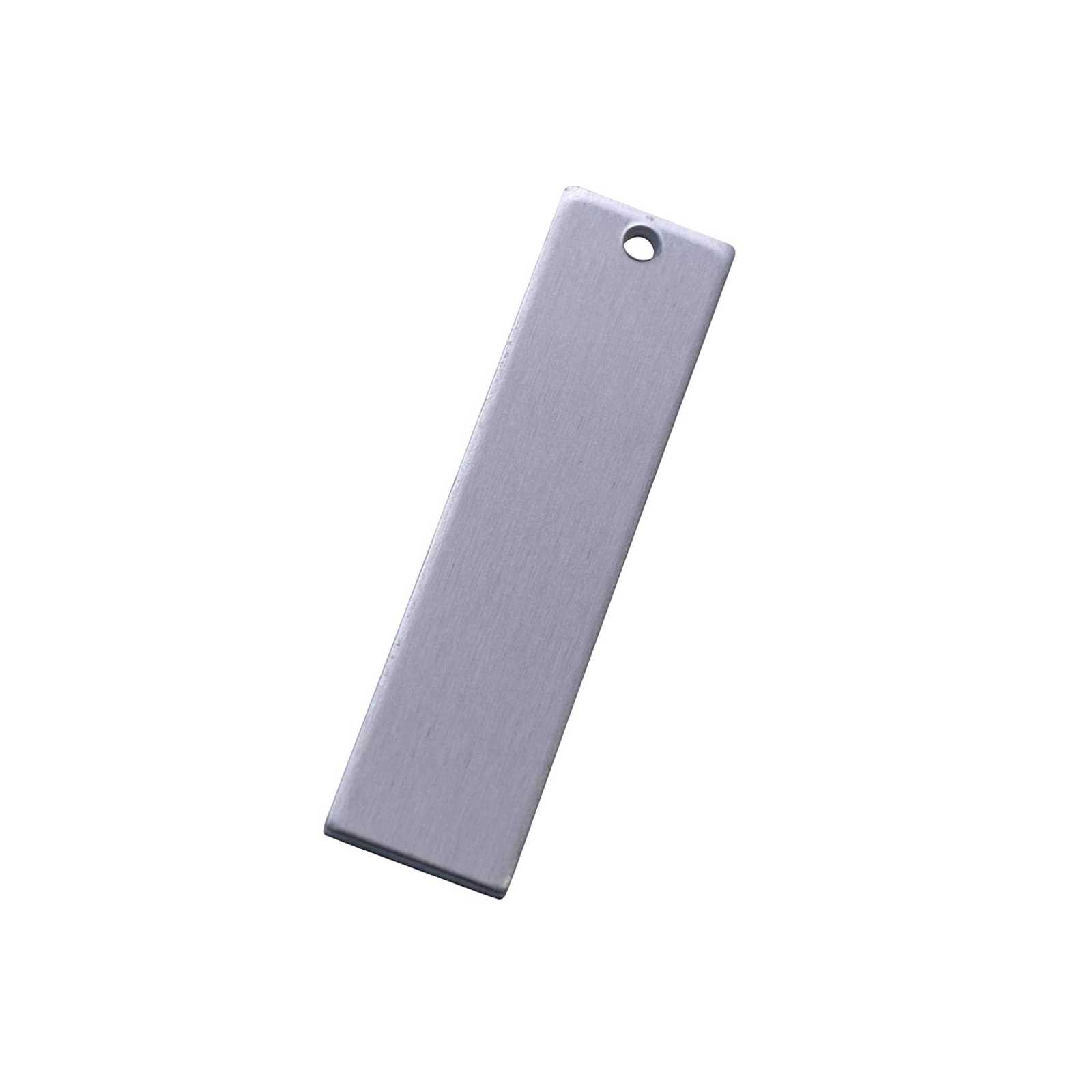 Ing Blanks, 1/2 Inch X 2 Inch Rectangle With One Hole, Aluminum 0.063 Inch 14
