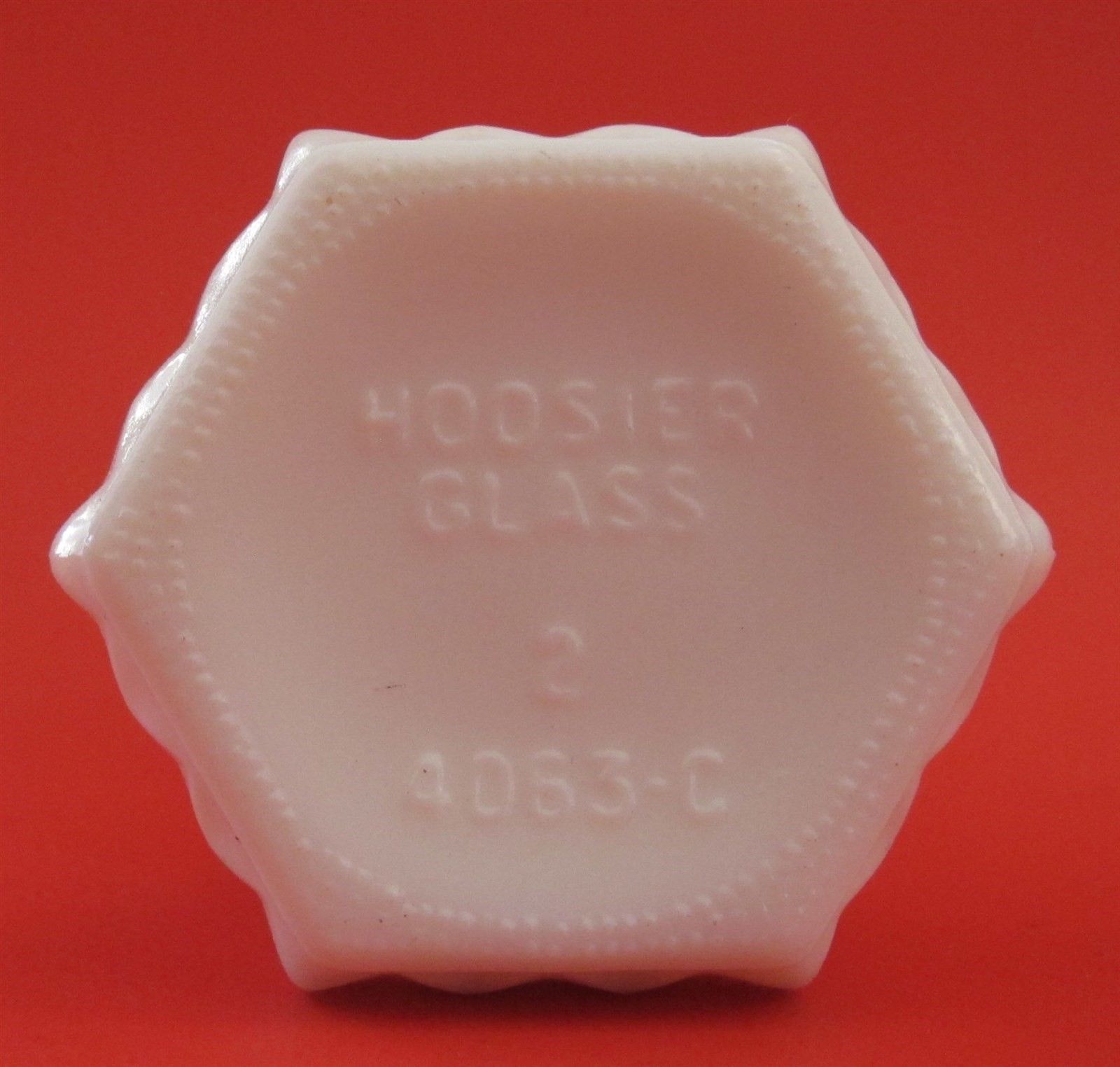Hoosier Glass 2 4063C Milk Glass 6" Bud Vase Vases