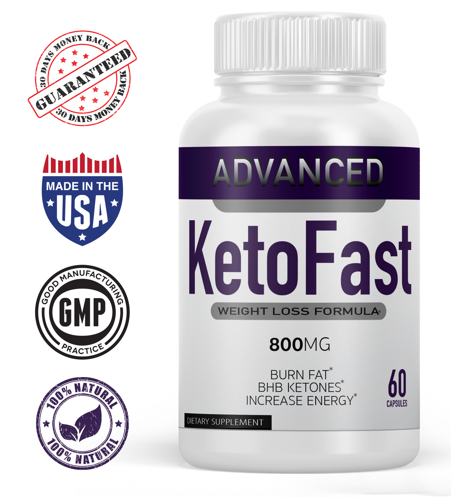 Keto Fast Diet Pills, Keto Fast Burn Weight Management Capsules 800 mg