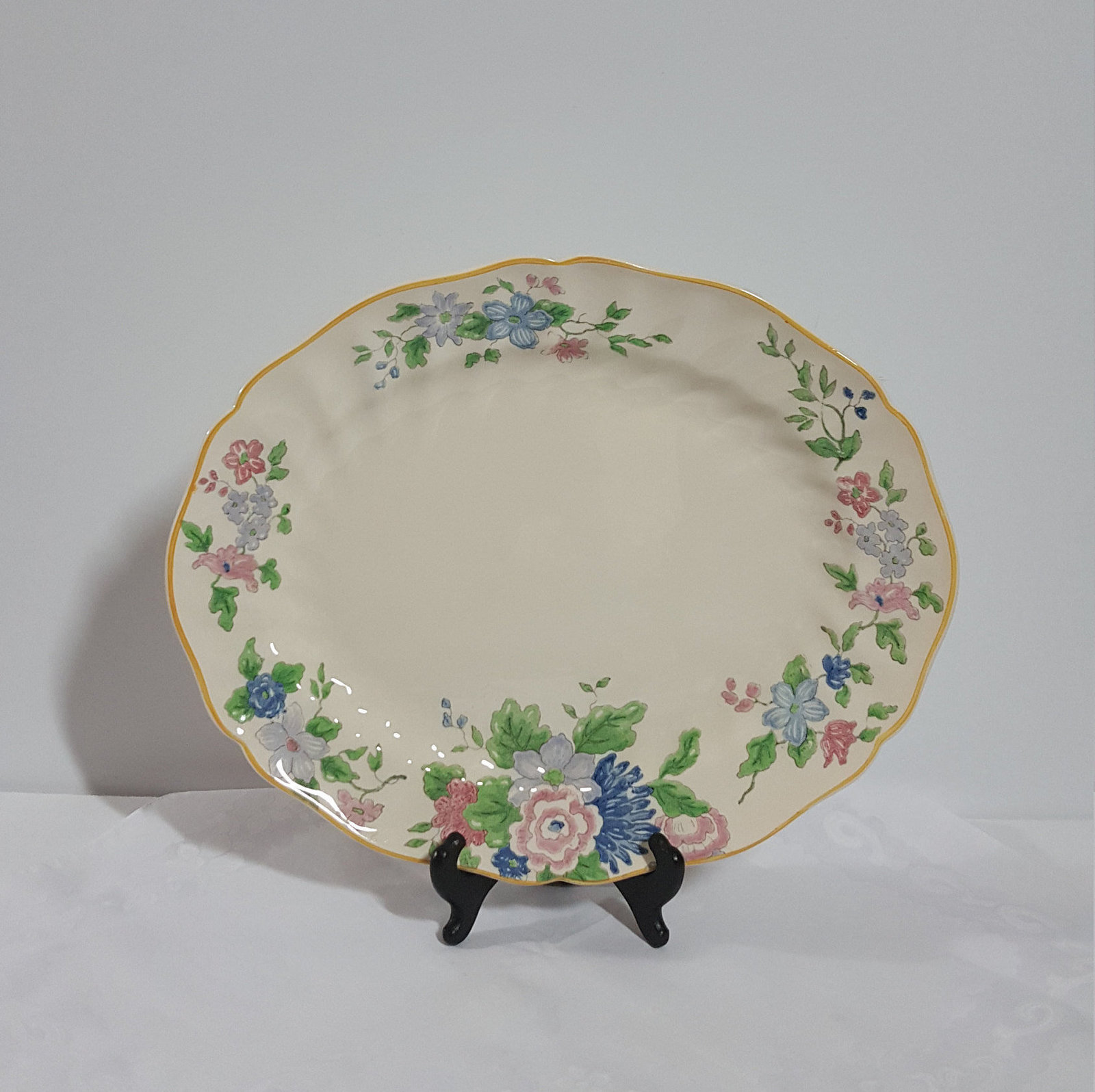 Royal Doulton China, Oval Serving Platter, Dunbar Pattern, England ...