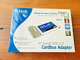 D-Link Hi-Speed Usb 2.0 Cardbus Adapter Model DUB-C2 (NEW/SEALED) - $39.55